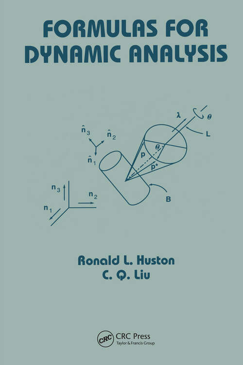 Book cover of Formulas for Dynamic Analysis (1) (Mechanical Engineering)