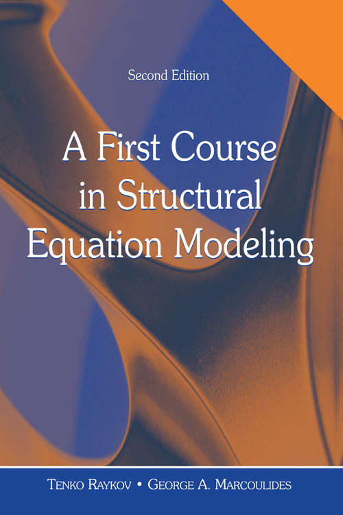 Book cover of A First Course in Structural Equation Modeling (2)