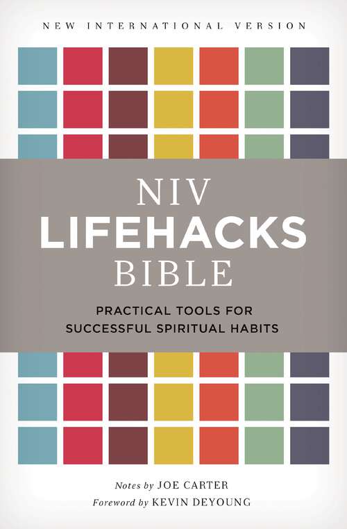 Book cover of NIV, Lifehacks Bible, eBook: Practical Tools for Successful Spiritual Habits
