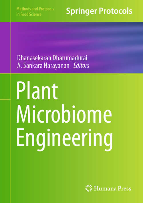 Book cover of Plant Microbiome Engineering (Methods and Protocols in Food Science)