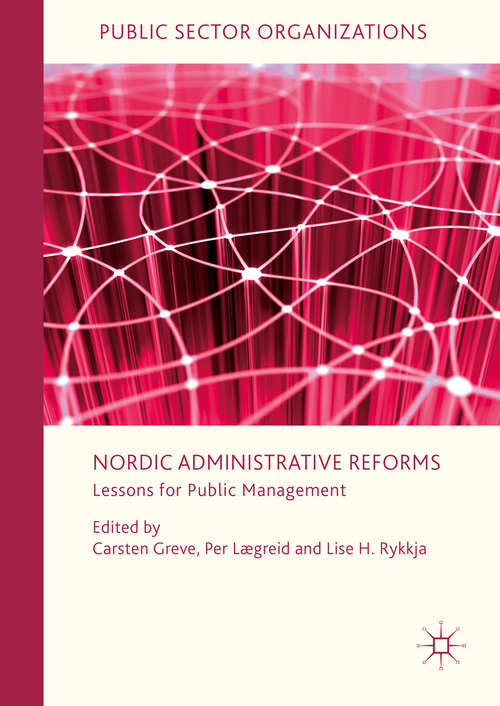 Book cover of Nordic Administrative Reforms