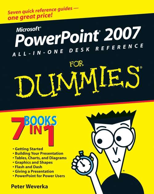 Book cover of PowerPoint 2007 All-in-One Desk Reference For Dummies