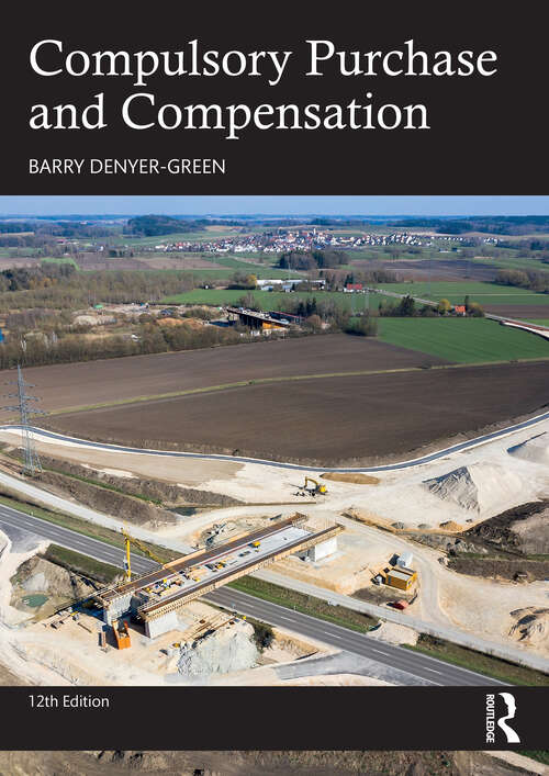 Book cover of Compulsory Purchase and Compensation