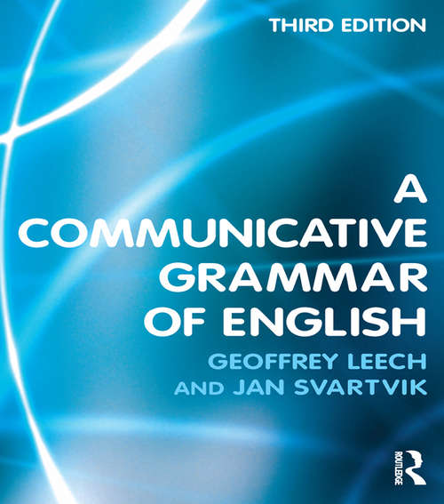 Book cover of A Communicative Grammar of English (3)