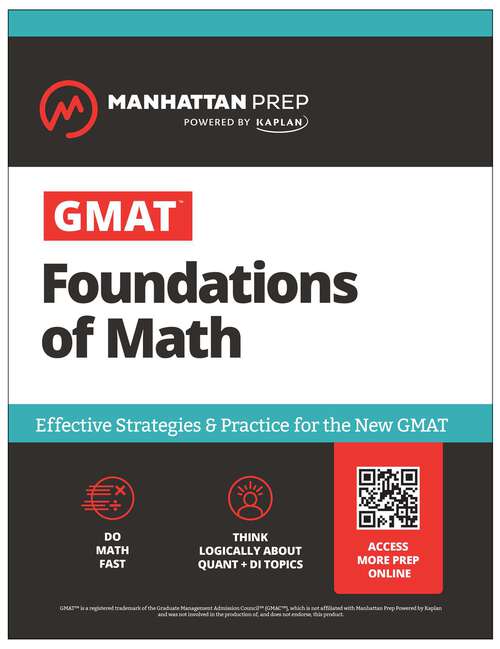 Book cover of GMAT Foundations of Math (Eighth Edition) (Manhattan Prep GMAT Prep)