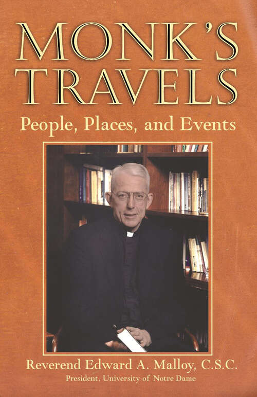 Book cover of Monk's Travels: People, Places, and Events