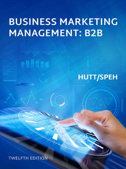 Book cover of Business Marketing Management: B2B (Twelfth Edition)