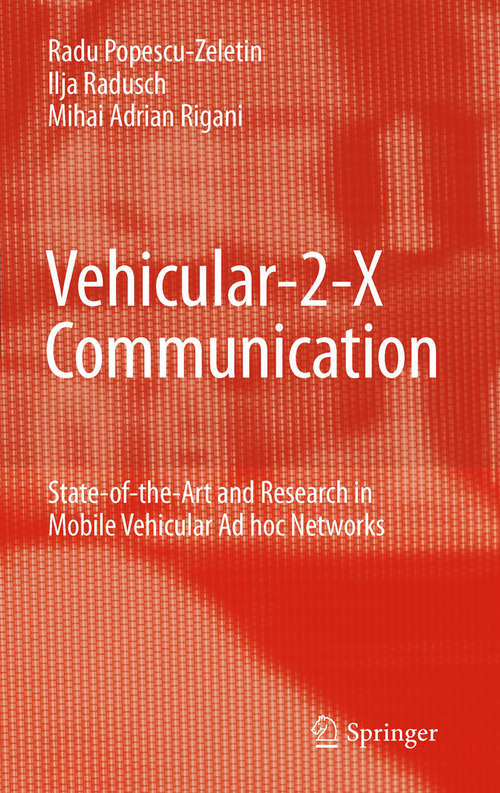 Book cover of Vehicular-2-X Communication