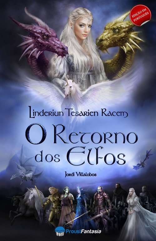 Book cover of Linderium Tesarien Racem: O retorno dos elfos (Linderium Tesarien Racem #2)