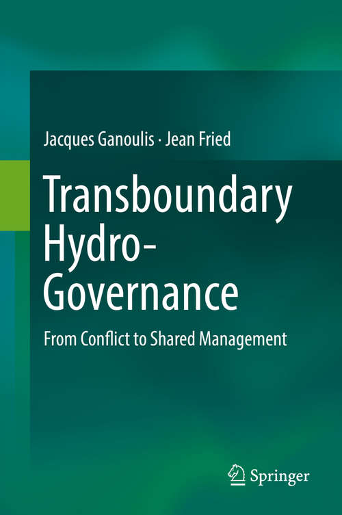 Book cover of Transboundary Hydro-Governance: From Conflict to Shared Management