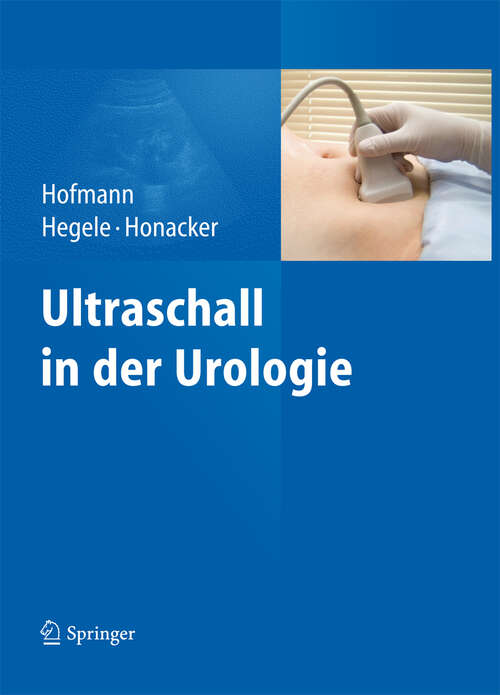 Book cover of Ultraschall in der Urologie