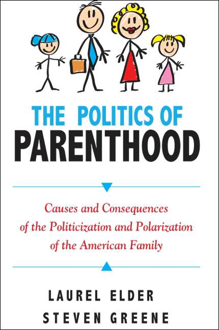 Book cover of The Politics of Parenthood: Causes and Consequences of the Politicization and Polarization of the American Family