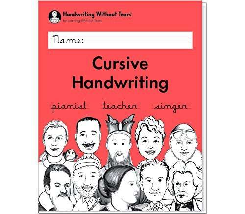 Book cover of Cursive Handwriting  (2018 Edition) (Handwriting Without Tears)