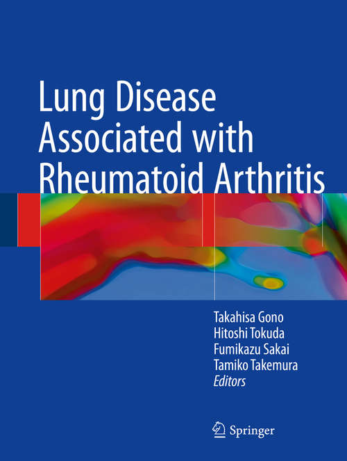 Book cover of Lung Disease Associated with Rheumatoid Arthritis