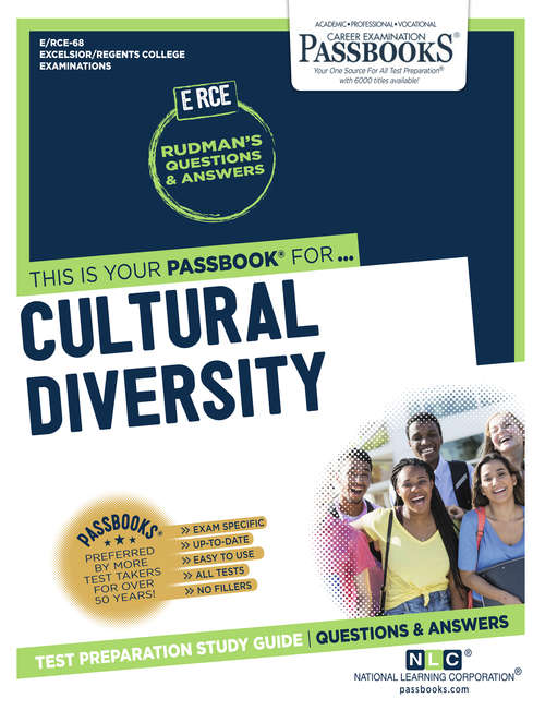 Book cover of Cultural Diversity: Passbooks Study Guide (Excelsior/Regents College Examination Series)