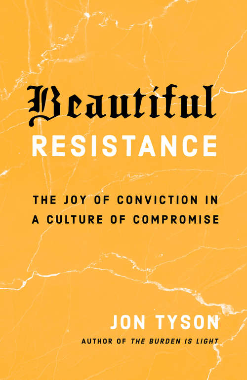 Book cover of Beautiful Resistance: The Joy of Conviction in a Culture of Compromise