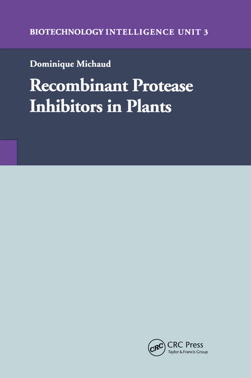 Book cover of Recombinant Protease Inhibitors in Plants