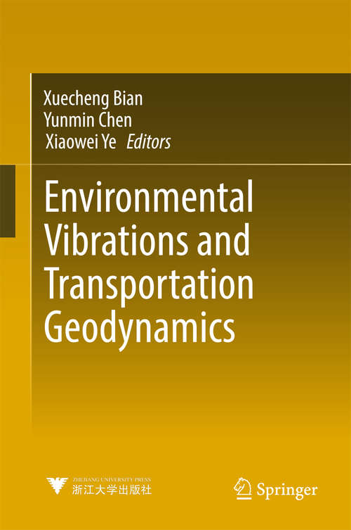 Book cover of Environmental Vibrations and Transportation Geodynamics