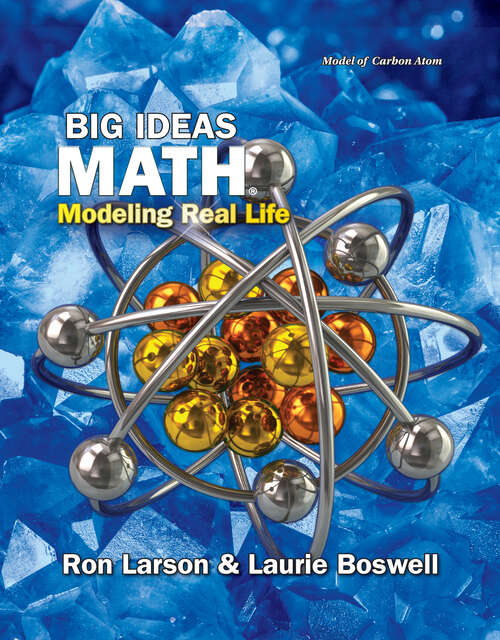 Book cover of Big Ideas Math Modeling Real Life 2021 South Carolina Grade 8
