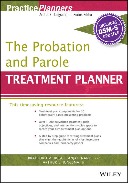 Book cover of The Probation and Parole Treatment Planner, with DSM 5 Updates (2) (PracticePlanners)