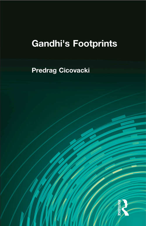 Book cover of Gandhi's Footprints