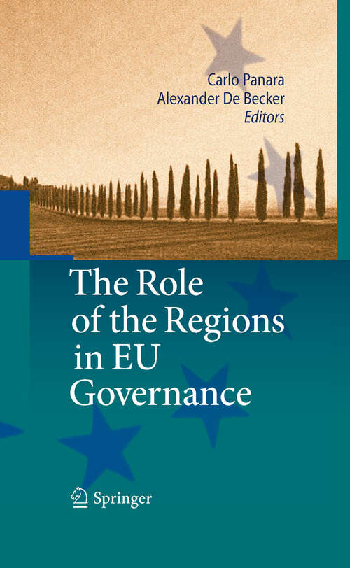 Book cover of The Role of the Regions in EU Governance