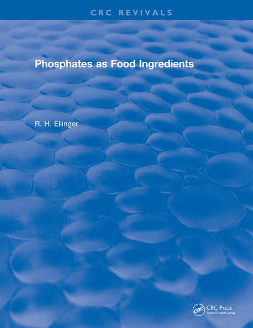 Book cover of Phosphates As Food Ingredients