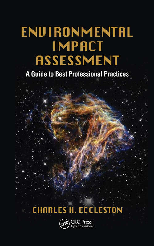 Book cover of Environmental Impact Assessment: A Guide to Best Professional Practices