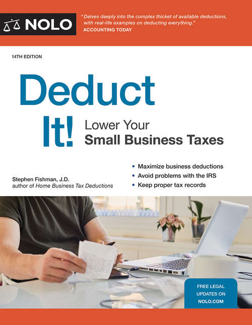 Book cover of Deduct It!: Lower Your Small Business Taxes