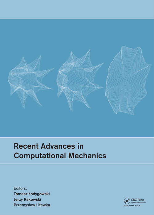 Book cover of Recent Advances in Computational Mechanics (1)