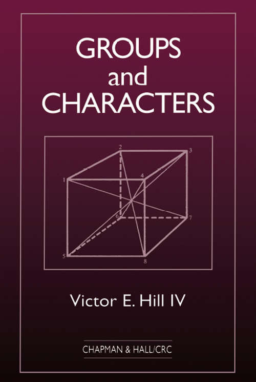 Book cover of Groups and Characters