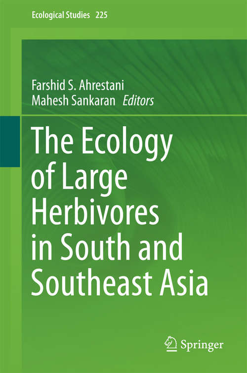 Book cover of The Ecology of Large Herbivores in South and Southeast Asia