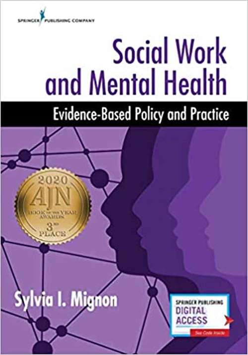 Book cover of Social Work and Mental Health: Evidence-Based Policy and Practice