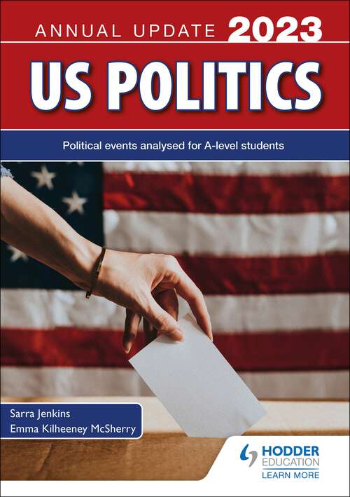 Book cover of US Politics Annual Update 2023