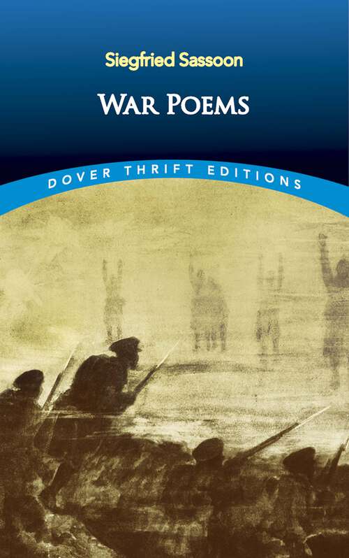 Book cover of War Poems (Dover Thrift Editions)