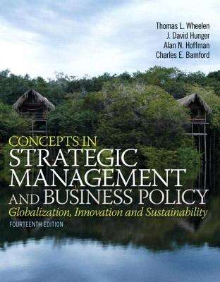 Book cover of Concepts in Strategic Management and Business Policy: Globalization, Innovation and Sustainability