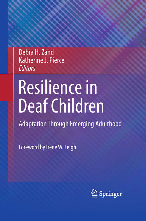 Book cover of Resilience in Deaf Children
