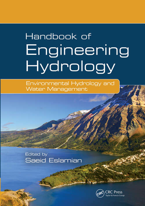 Book cover of Handbook of Engineering Hydrology: Environmental Hydrology and Water Management