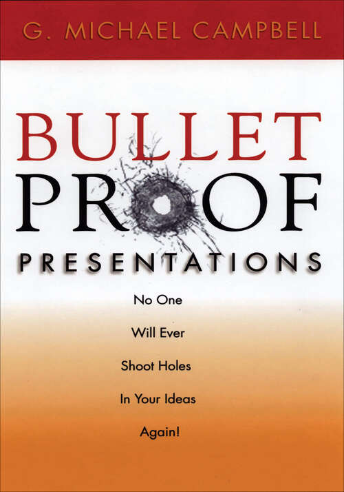 Book cover of Bulletproof Presentations