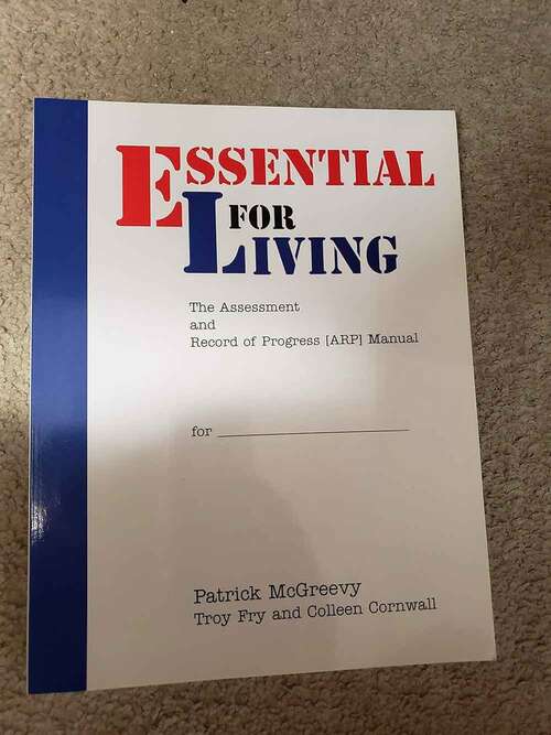 Book cover of Essential for Living: The Assessment and Record of Progress [ARP] Manual