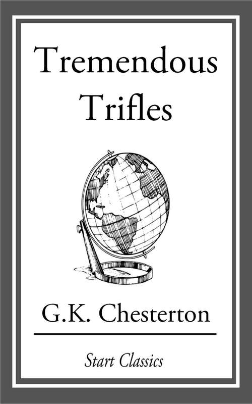 Book cover of Tremendous Trifles