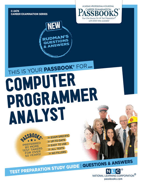 Book cover of Computer Programmer Analyst: Passbooks Study Guide (Career Examination Series: C-3218)