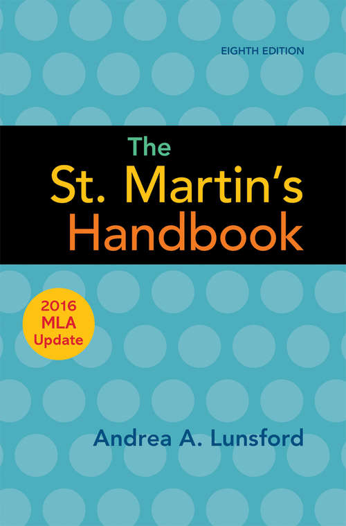 Book cover of The St. Martin’s Handbook