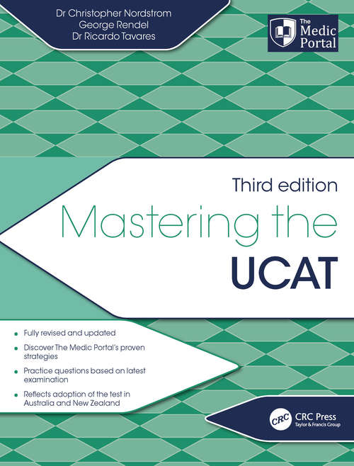 Book cover of Mastering the UCAT, Third Edition (3) (Mastering)