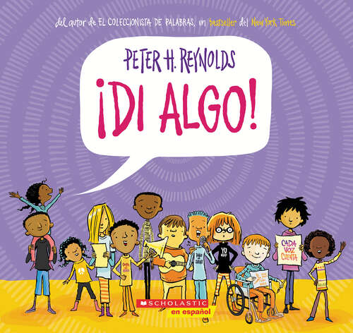 Book cover of ¡Di algo! (Say Something!)