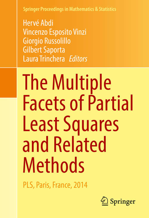 Book cover of The Multiple Facets of Partial Least Squares and Related Methods