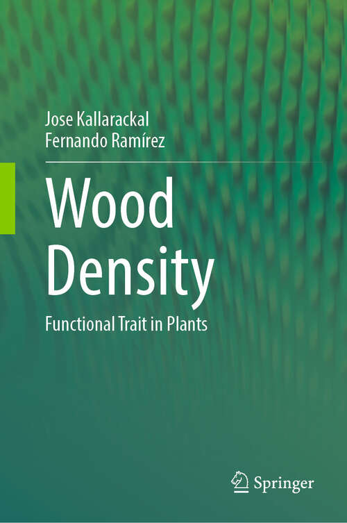 Book cover of Wood Density: Functional Trait in Plants (2024)