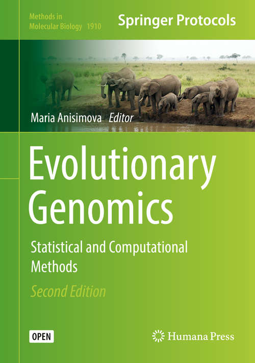 Book cover of Evolutionary Genomics: Statistical and Computational Methods (2nd ed. 2019) (Methods in Molecular Biology #1910)