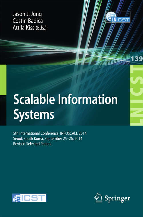 Book cover of Scalable Information Systems