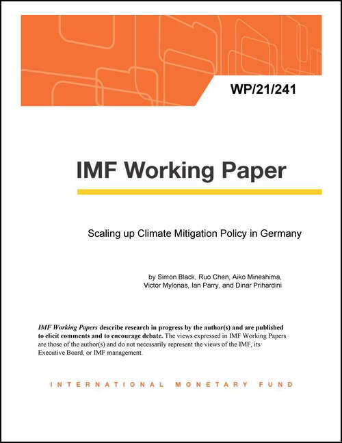 Book cover of Scaling up Climate Mitigation Policy in Germany (Imf Working Papers)